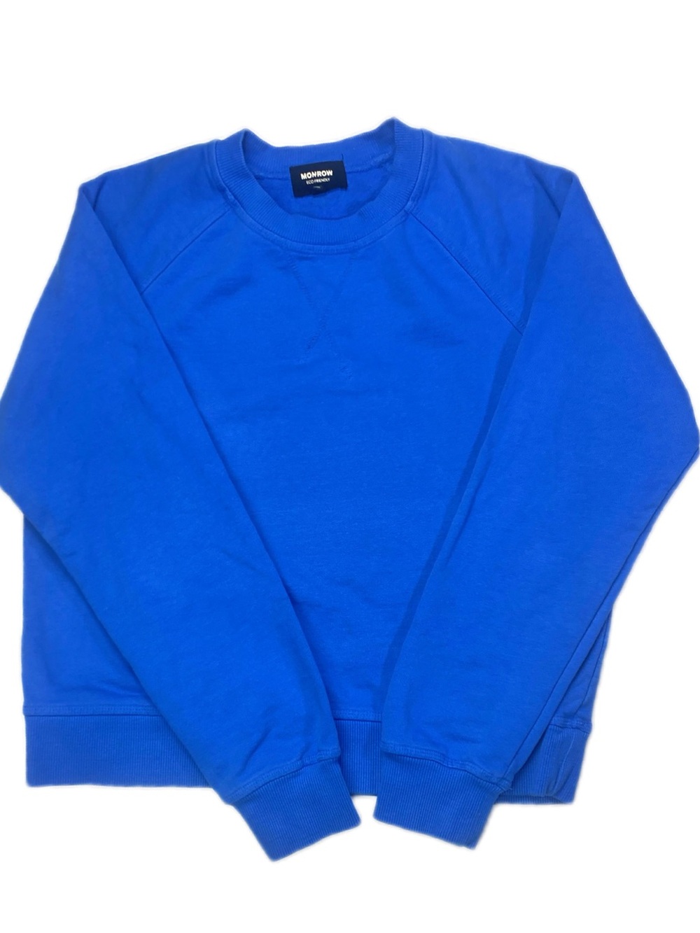 Monrow Women’s Bright Blue Crewneck Sweatshirt